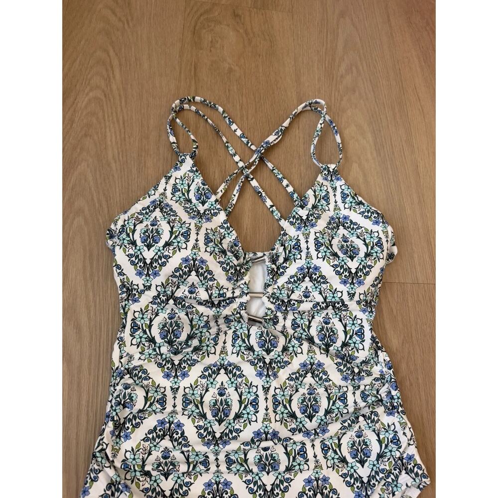 La Blanca Deja Blue One-Piece Swimsuit size 12 - Picture 4 of 10